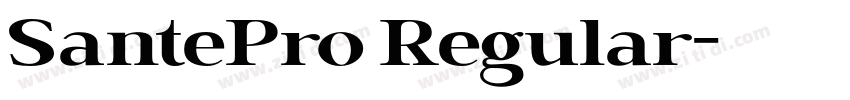 SantePro Regular字体转换